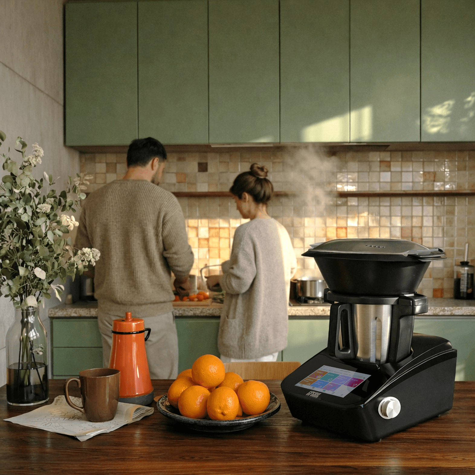 Мини-печь аэрогриль GFGRIL GFAO-800-silver